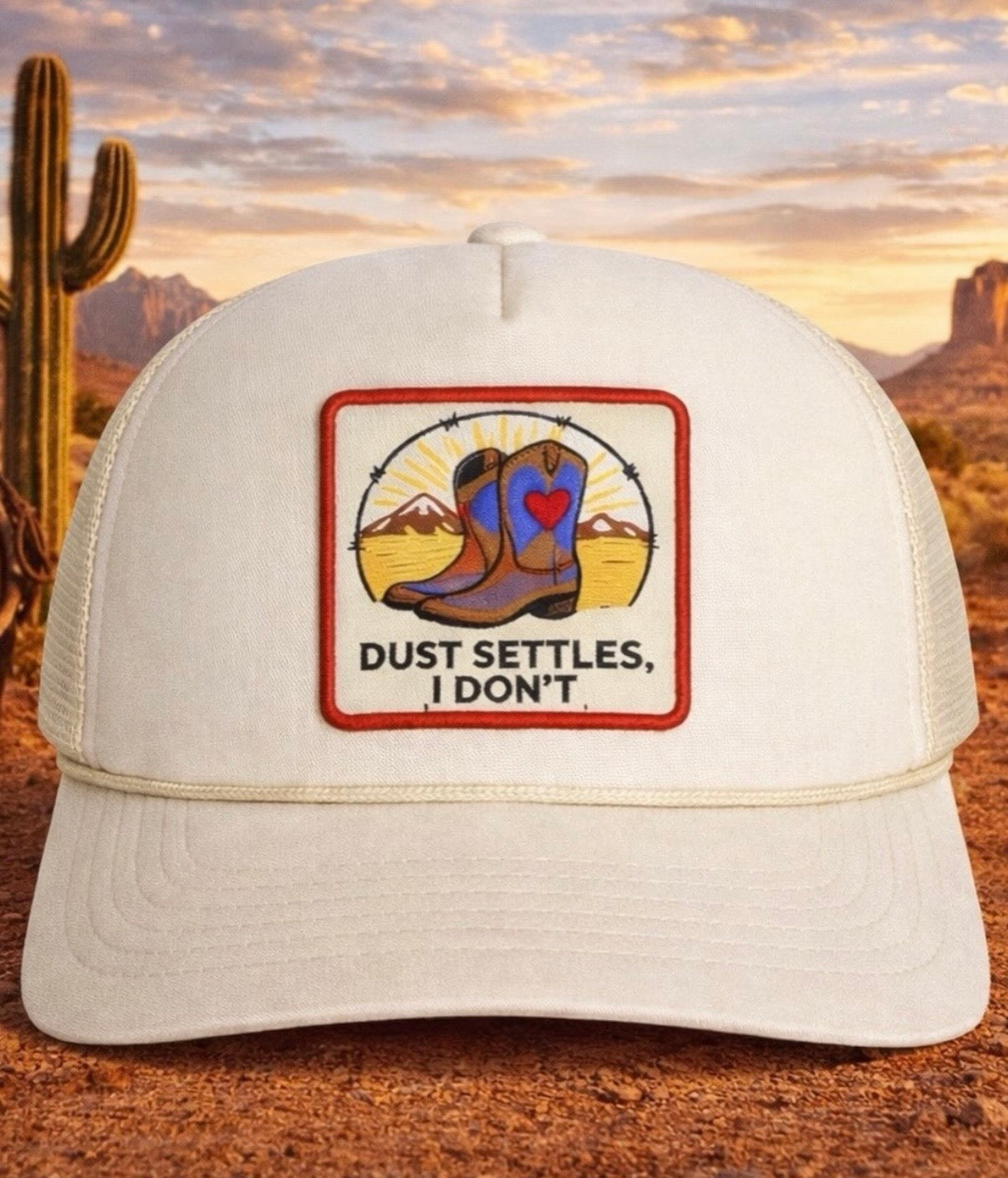 Dust Settles Trucker Hat